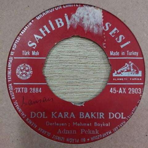 ADNAN PEKAK - DOL KARA BAKIR DOL 45LİK PLAK