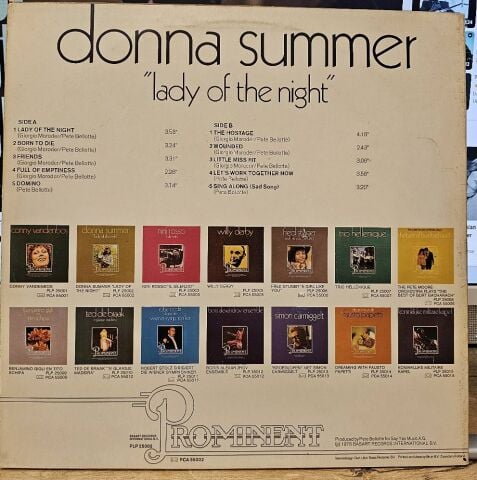 Donna Summer – Lady Of The Night LP PLAK