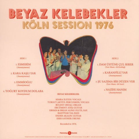 Beyaz Kelebekler – Köln Session 1976 LP PLAK