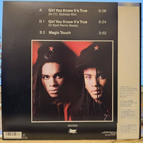 Milli Vanilli – Girl You Know It's True (N.Y.C. Subway Mix) LP PLAK