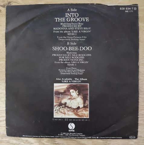 Madonna – Into The Groove 45LİK PLAK