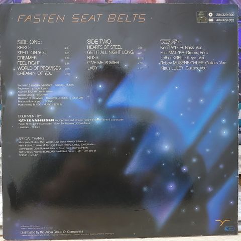 Tokyo – Fasten Seat Belts LP PLAK