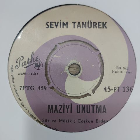 SEVİM TANÜREK - MAZİYİ UNUTMA 45LİK PLAK
