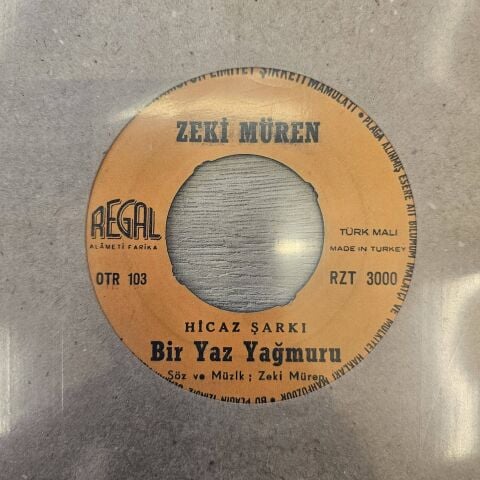 ZEKİ MÜREN - BİR YAZ YAĞMURU 45LİK PLAK