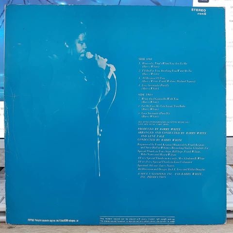 BARRY WHİTE - JUST ANOTHER WAYTO SAY I LOVE YOU LP PLAK