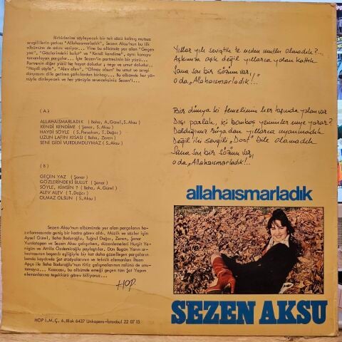 Sezen Aksu – Allahaısmarladık LP PLAK