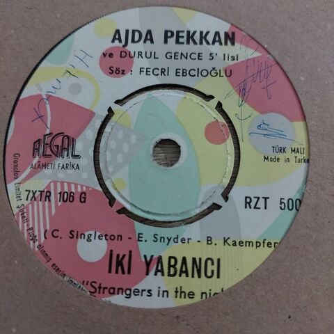 AJDA PEKKAN - BANG BANG İKİ ABANCI 45LİK PLAK