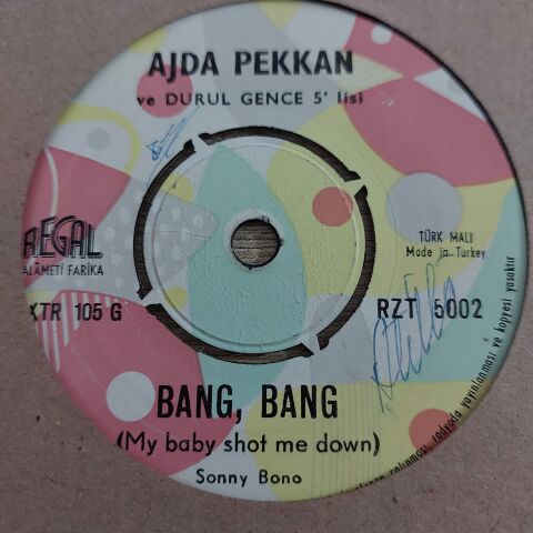 AJDA PEKKAN - BANG BANG İKİ ABANCI 45LİK PLAK