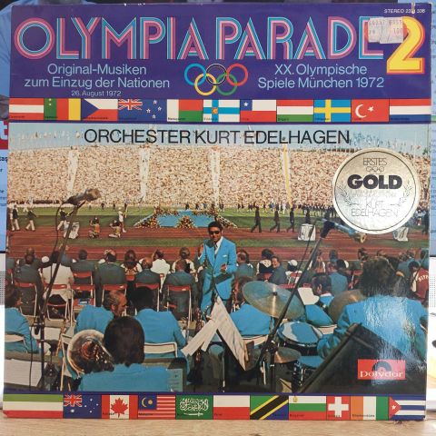 Orchester Kurt Edelhagen – Olympia Parade 2 (Original-Musiken Zum Einzug Der Nationen 26. August 1972) LP PLAK