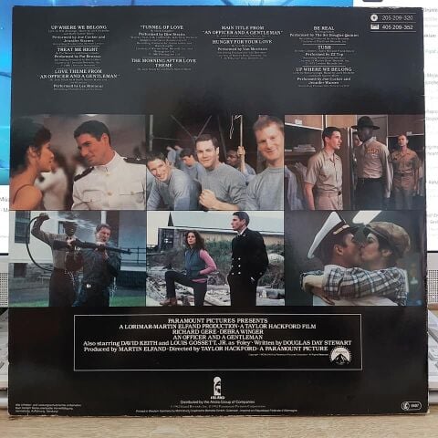 ÇEŞİTLİ SANATÇILAR - AN OFFICER AND A CENTLEMAN LP PLAK