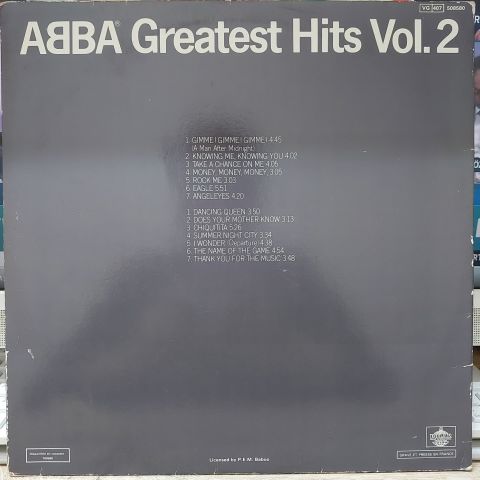 ABBA – Greatest Hits Vol. 2 LP PLAK