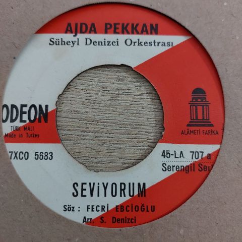 AJDA PEKKAN - İLK OKULDA TANIŞMIŞTIK SEVİYORUM 45LİK PLAK