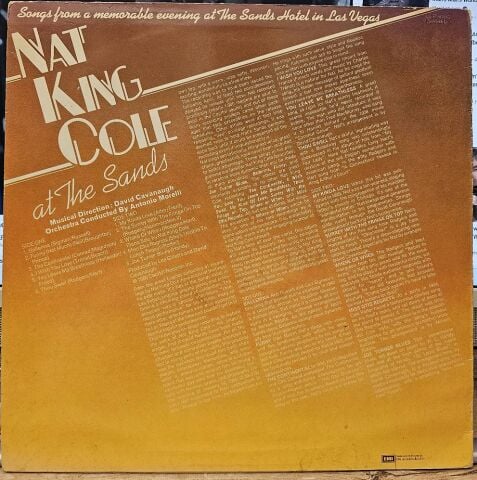 Nat King Cole – Nat King Cole At The Sands LP PLAK
