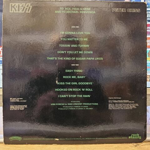 Kiss, Peter Criss – Peter Criss LP PLAK