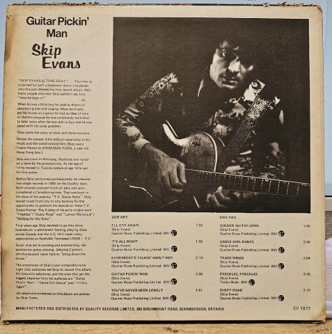 Skip Evans – Guitar Pickin' Man LP PLAK