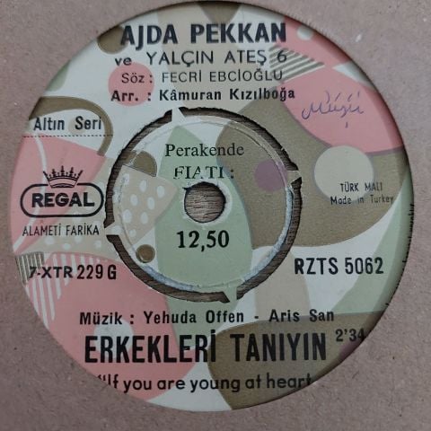 AJDA PEKKAN - İKİ YÜZLÜ AŞK 45LİK PLAK