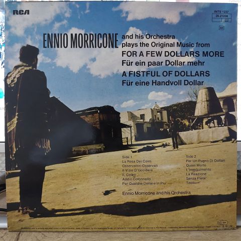 Ennio Morricone And His Orchestra – For A Few Dollars More / A Fistful Of Dollars LP PLAK...