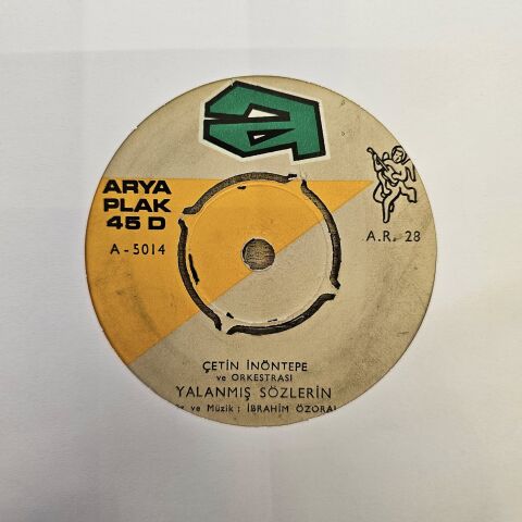 Çetin İnöntepe – Yalanmış Sözlerin / Ya Evet De Ya Hayır 45LİK PLAK