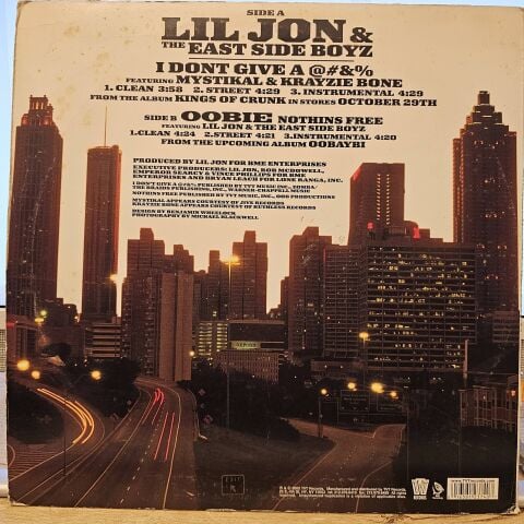 Lil Jon & The East Side Boyz – I Don't Give A @#&% LP PLAK