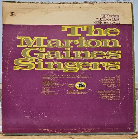 The Marion Gaines Singers – This Too Is Gospel LP PLAK