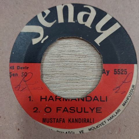MUSTAFA KANDIRALI - O FASULYE 4 ŞARKILIK 45LİK PLAK