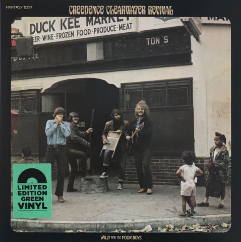 Creedence Clearwater Revival - Willy and the Poor Boys (Green Vinyl) LP PLAK
