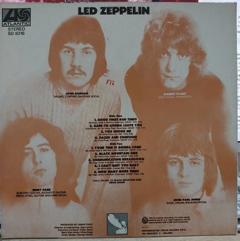Led Zeppelin – Led Zeppelin LP PLAK