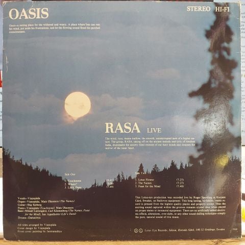 Rasa – Oasis LP PLAK