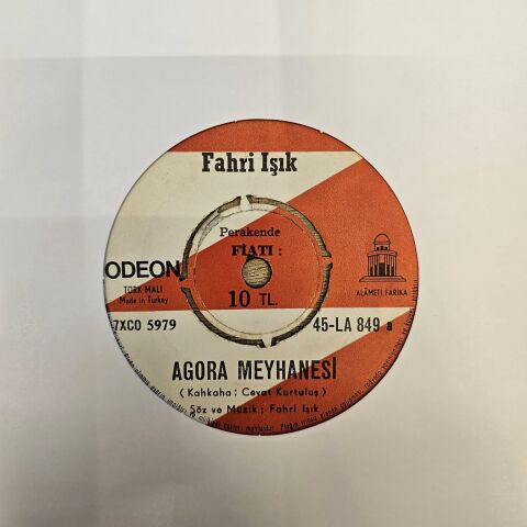 Fahri Işık – Agora Meyhanesi 45LİK PLAK