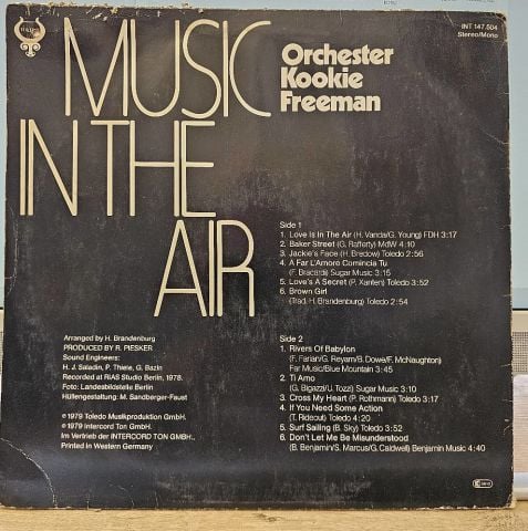 Orchester Kookie Freeman – Music In The Air LP PLAK