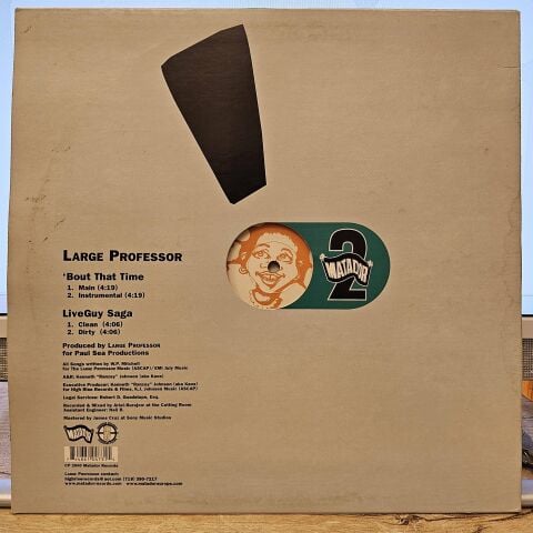 Large Professor – 'Bout That Time LP PLAK