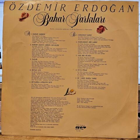 Özdemir Erdoğan – Bahar Şarkıları LP PLAK