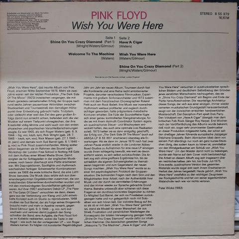 Pink Floyd – Wish You Were Here LP PLAK