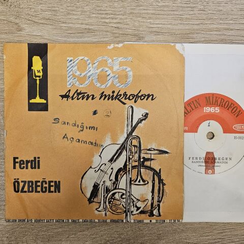 FERDİ ÖZBEĞEN - SANDIĞIMI AÇAMADIM 45LİK PLAK