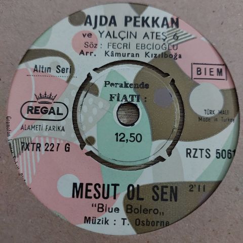 AJDA PEKKAN - MESUT OL SEN 45LİK PLAK