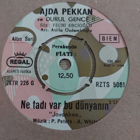 AJDA PEKKAN - MESUT OL SEN 45LİK PLAK