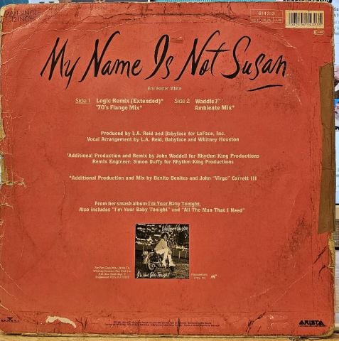 Whitney Houston – My Name Is Not Susan LP PLAK