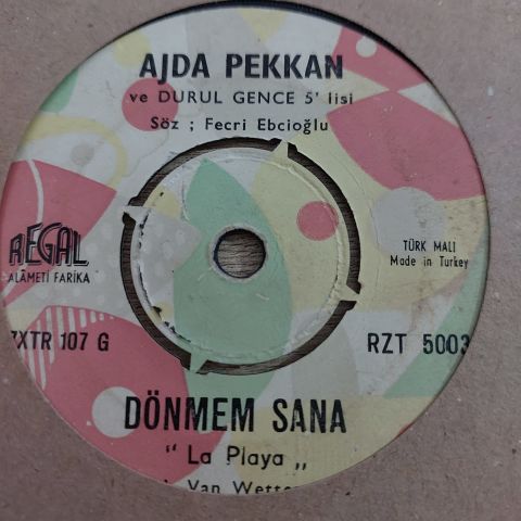 AJDA PEKKAN - İLK AŞKIM 45LİK PLAK