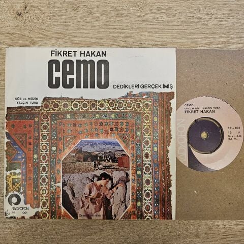 FİKRET HAKAN - CEMO 45LİK PLAK