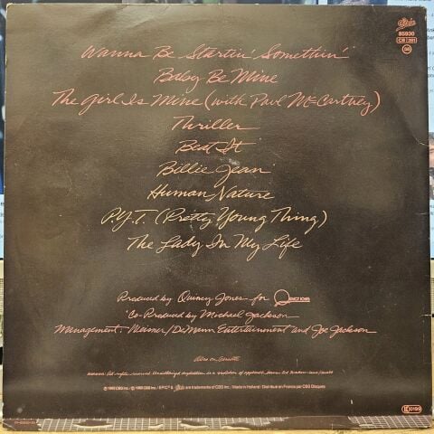 Michael Jackson – Thriller LP PLAK