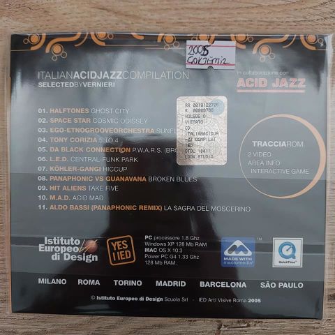 ITALIAN ACID JAZZ COMPILATION CD