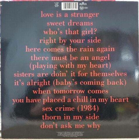 Eurythmics – Greatest Hits LP PLAK