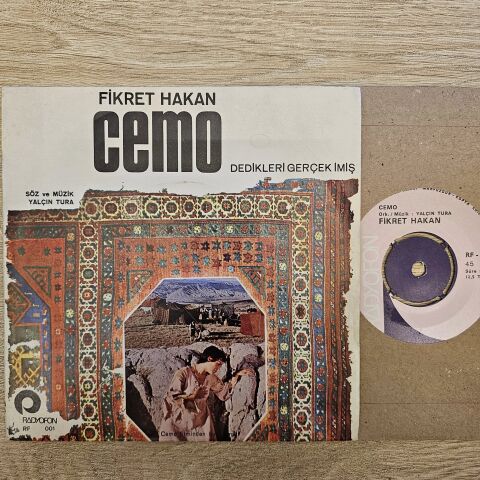 FİKRET HAKAN - CEMO 45LİK PLAK