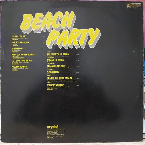 BEACH PARTY  LP PLAK