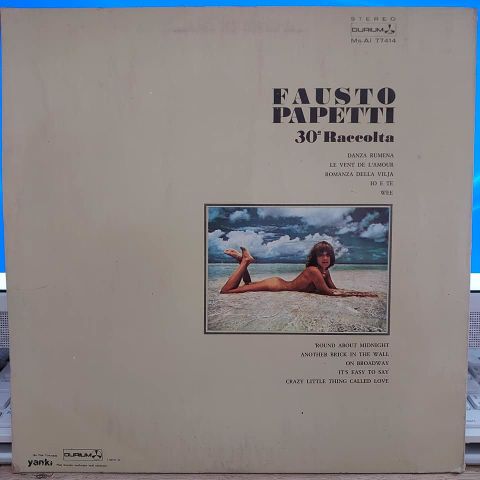 FAUSTO PAPETTI - 30A RACCOLTA LP PLAK