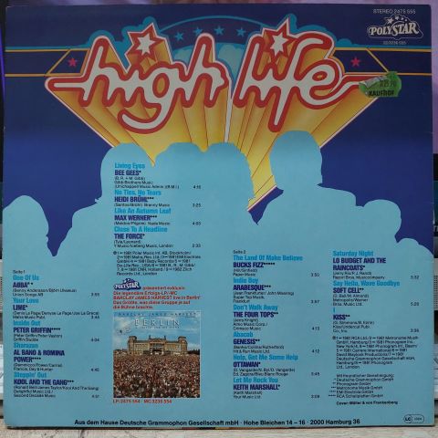 Various – High Life (Original Top Hits Ungekürzt Frühjahr '82) LP PLAK