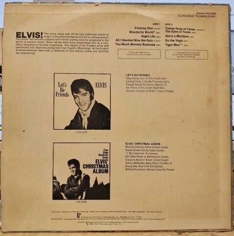 Elvis Presley – Elvis Sings ''Flaming Star'' LP PLAK