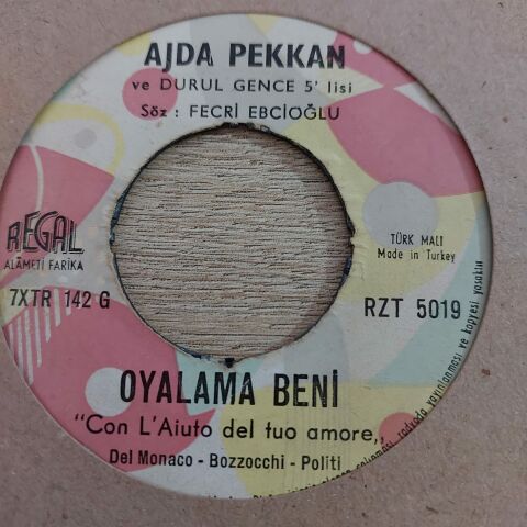 AJDA PEKKAN SAKLANBAÇ 45LİK PLAK
