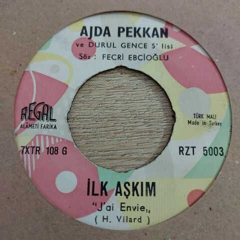 AJDA PEKKAN - İLK AŞKIM 45LİK PLAK