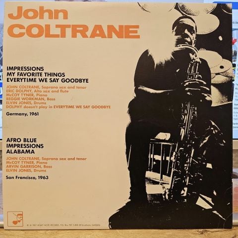 John Coltrane – John Coltrane LP PLAK